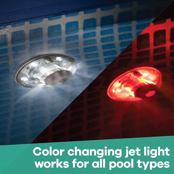 GAME LED Pool Lights for Above Ground & Inground Pools - Waterproof Floating Light Show with Multiple Color Modes - Easily Installable - Remote Controlled | Return Jet