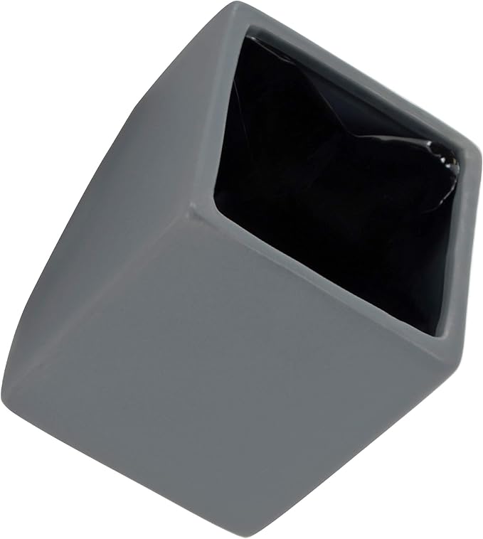 Arcadia Garden Products WP18 Small Cube Wall Planter 3-Pack Gray, Dark Grey