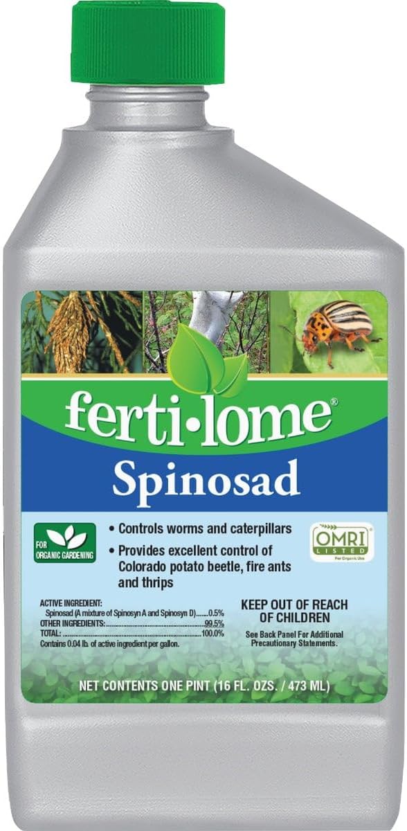 Fertilome (16062) Spinosad Insecticide, Spinosad Bagworm, Tent Caterpiller & Chewing Insect Killer, OMRI Listed (16 oz.)