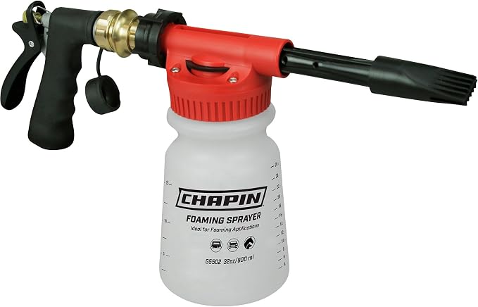Chapin G5502 32-Ounce Foaming Hose End Sprayer for Home Cleaning and Garden Use (1 Sprayer/Package) (Pack of 6)