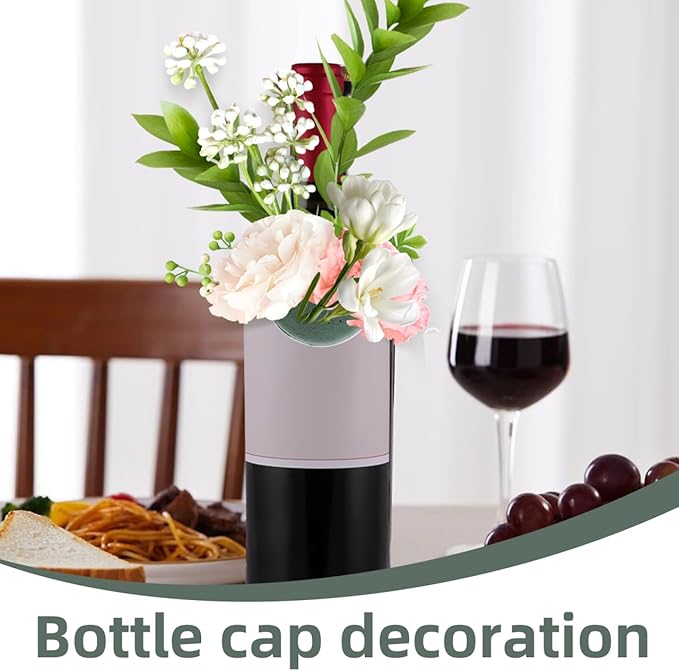 DOITOOL Mini Floral Foam Holder Round Flower Arrangement Supplies for Wedding Table Decor Wine Bottle Decoration 12 Pcs