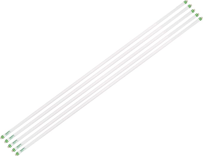 4FT 54W T5 HO 6500K Fluorescent Tubes Grow Light Bulbs Pack of 5