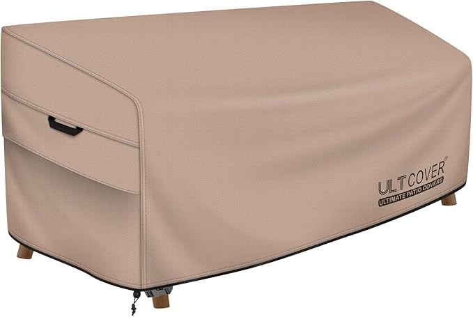 ULTCOVER Waterproof Outdoor Sofa Cover - Heavy Duty Patio Bench Covers 70W x 30D x 35H inch