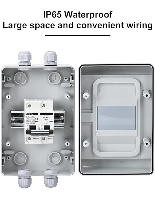 DIHOOL DC 120 Amp Breaker for Solar Panel, Miniature Circuit Breaker 400V