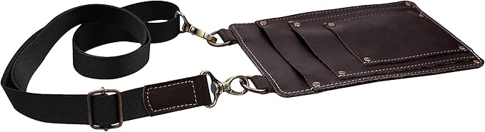 Leather Florist Tool Belt Bag Garden Farmer Pouch Organizer - Hand Tools Holder Utility Kit