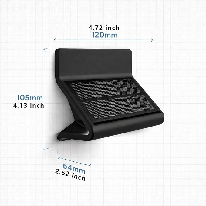 AURAXY Solar Motion Sensor Security Lights Outdoor, Bright Waterproof LED Lights, Wireless Solar Wall Light to Protect Your Home for Front Door Yard Backyard Garage Porch Fence