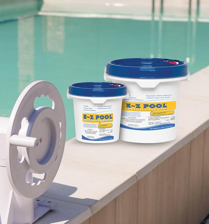 EZ Pool Concentrated Pool Blend Water Care 10 LB with Test Strips