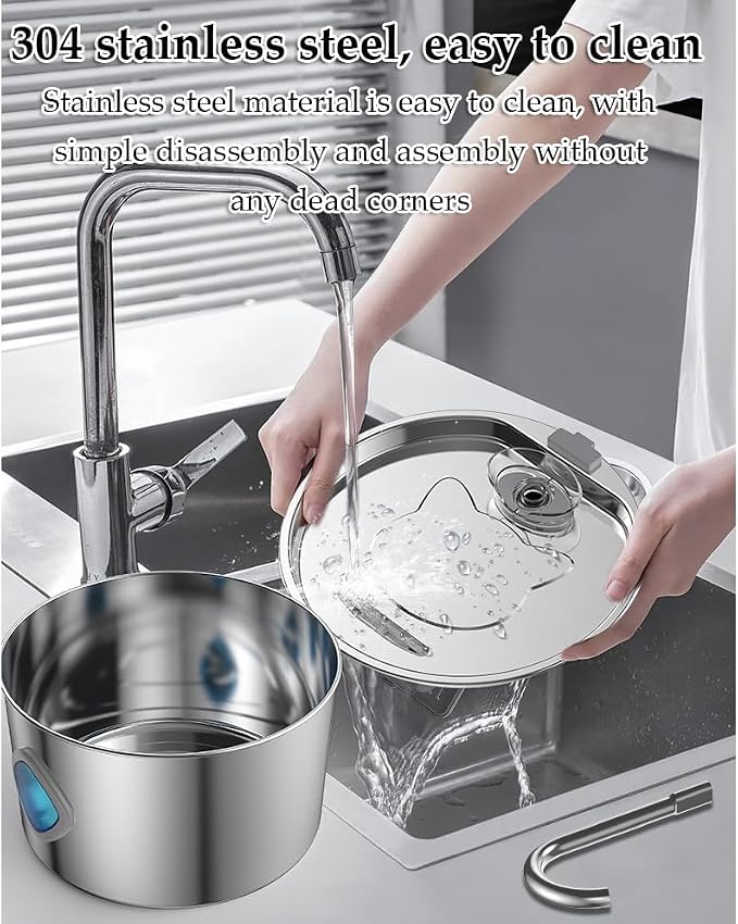 Pawdrate Dog Water Fountain,Automatic Cat Dog Water Dispenser with Quiet Pump,Large Capacity of 3.2L,3 Drinking Modes,Cordless Design,Ultra-Durable for Small to Large Pets (8+4, 3.2L)
