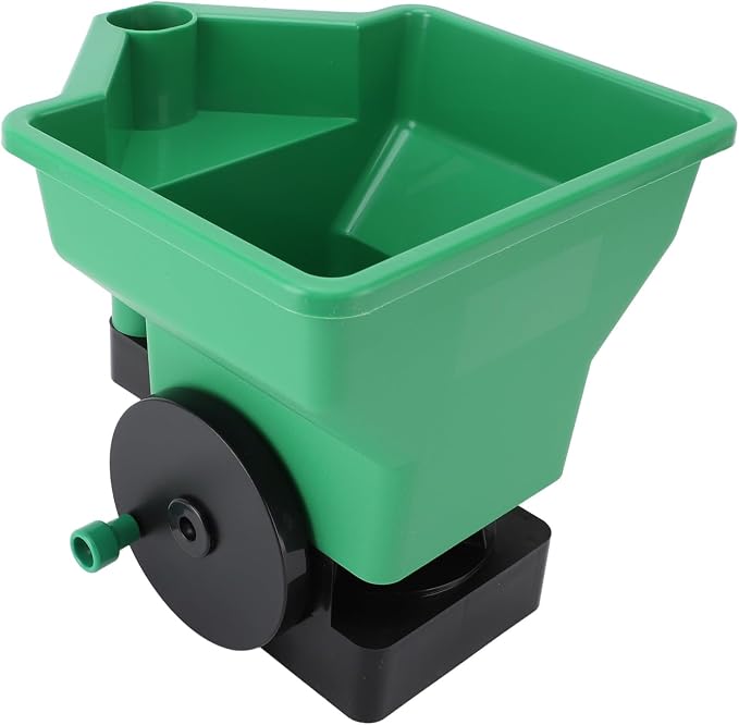 Handheld 3L Manual Lawn Spreader - or Saving Fertilizer & Salt Hand Spreader for Gardening, Easy Use for Even Spreading, for Lawn Care & Garden Maintenance