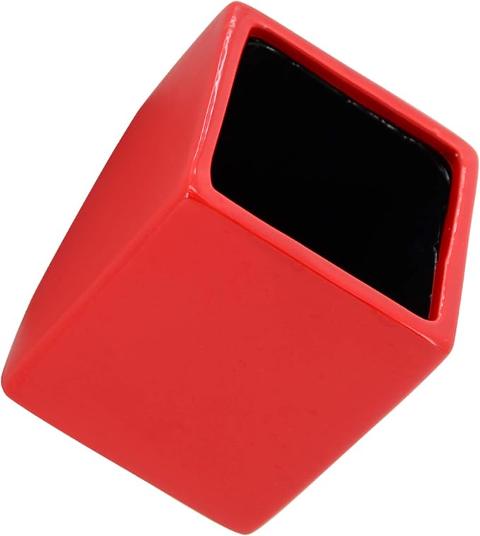 Arcadia Garden Products WP17 Small Cube Wall Planter 3-Pack-Red