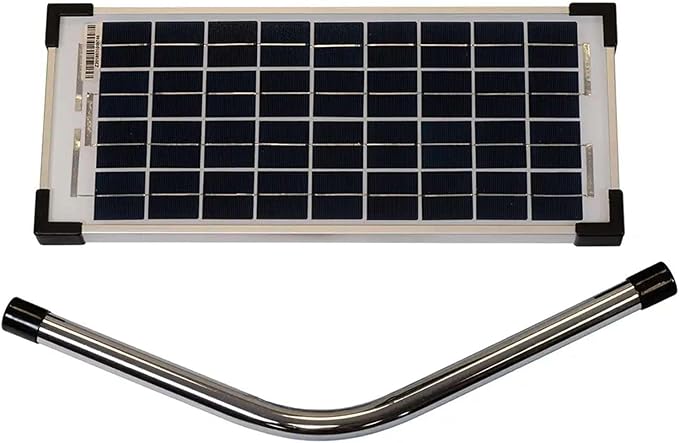 Ghost Controls Premium 10-Watt Monocrystalline Solar Panel for Automatic Gate Opener Systems (1. 10W Monocrystalline)