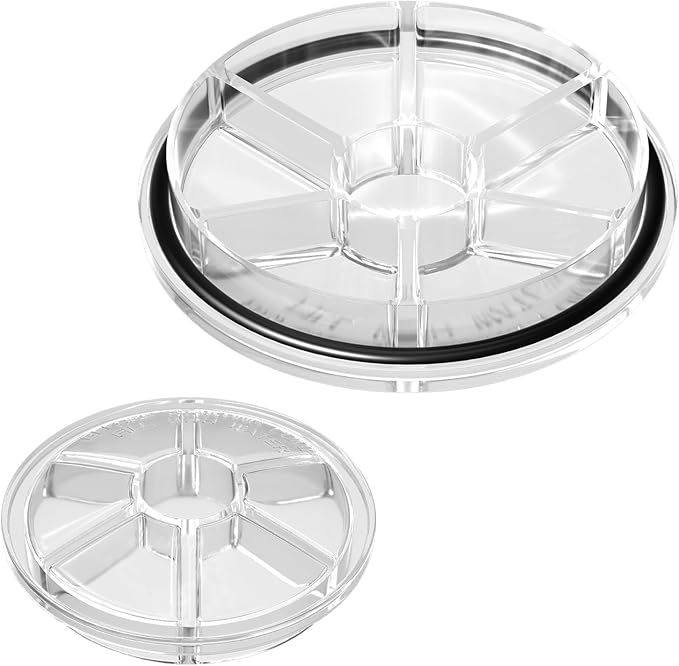 Replacement 357151 Pump Lid with O-Ring – Pool Pump Lid Replacement for Pentair Whisperflo, IntelliFlo VS, VS 3050, VF, VST and VS+SVRS high performance pumps – See-Through Clear Pool Pump Cover Lid