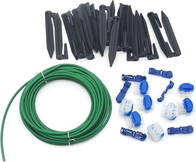 Robotic Lawnmower Boundary Wire Splice Kit Automatic Mower Boundary Wire Accessory Set, for Adapting and Repairing the Mowing Boundaries