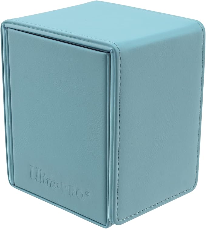 Ultra Pro ULP15925 Vivid Alcove Flip Deck Box, Light Blue