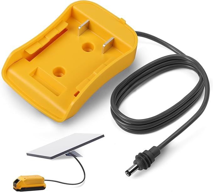 Starlink Mini Battery Adapter Compatible with DeWalt, Starlink Mini Power Cable for 18/ 20V Battery, 3.2FT 18AWG Battery Adapter DC Power Cable