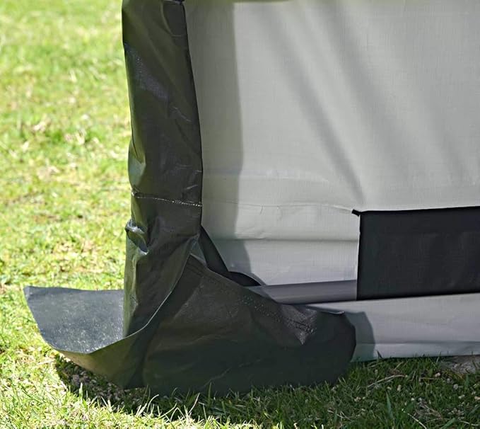 ShelterLogic 8' x 10' x 5' Small Round Livestock and Agricultural Storage and Shade Shelter Kit