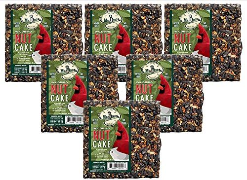 JCs Wildlife 12 Pack Mr. Bird Nut Cake, 8 oz