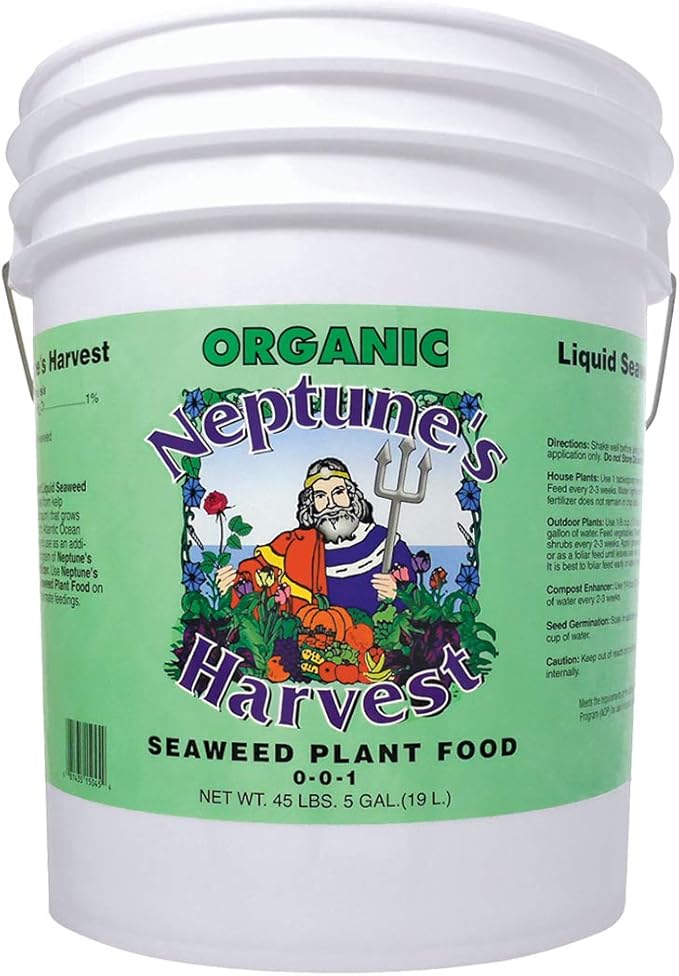 Neptune's Harvest Seaweed Fertilizer 0-0-1 (5 Gallon)