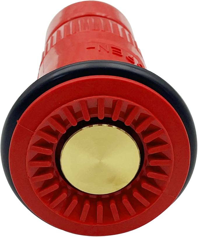 SAFBY Fire Hose Nozzle Thermoplastic Fire Equipment Spray Jet Fog (1" NPSH/NPT)