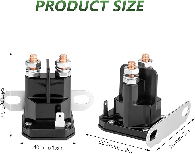 725-1426 12V Starter Solenoid for MTD 925-1426 925-1426A 725-1426A 725-0771 925-0771 Toro 112-0309 334009B 435-065 Snapper 18817 75671 Lawn Mower