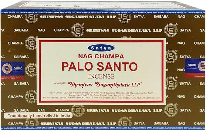 Palo Santo Incense Sticks and Incense Stick Holder Bundle Insence Insense Satya