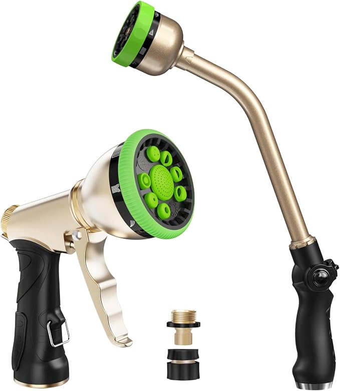RAINPOINT Garden Hose Nozzle, Watering Wand Set,Hose Sprayer For Watering Plants