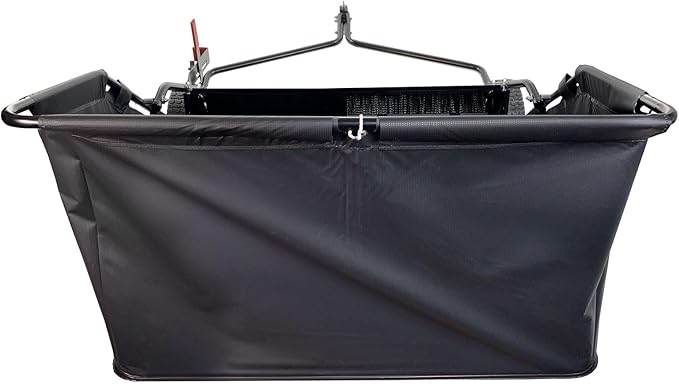 Brinly 42" Tow-Behind Lawn Sweeper in Hammered Finish with High-Velocity Brushes, Textured Black