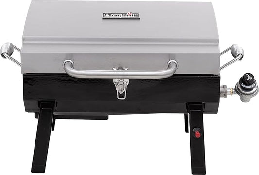 Charbroil 1-Burner Portable Gas Grill, Stainless Steel - 465640214