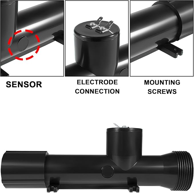 mooncar 4CH4002-R Swimming Pool Ionizer Chamber Replacement Chamber for Hybrid Pool Treatment System(2-psck)
