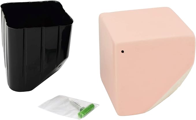Arcadia Garden Products WP21 Small Cube Wall Planter 3-Pack-Coral