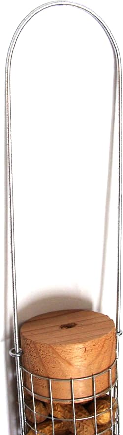 Backyard Birds Unlimited Cedar Whole in-Shell Peanut Outdoor Hanging Wild Bird Feeder Made in the USA-Large 42" Inch