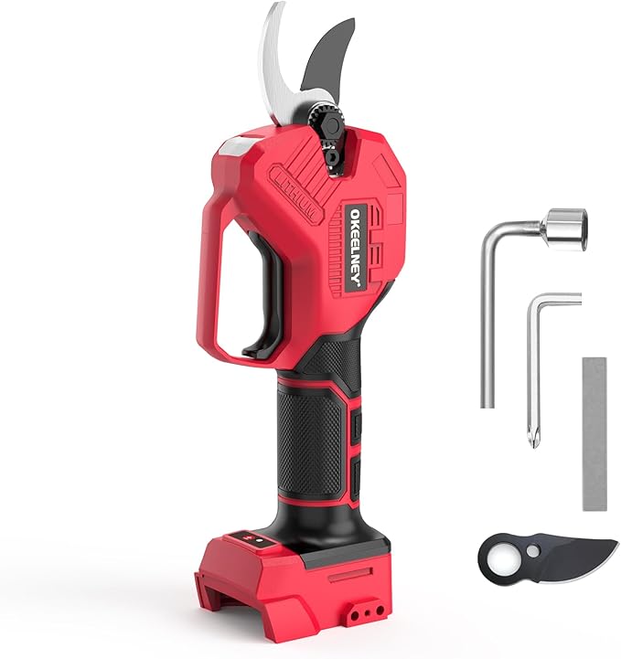 Electric Pruning Shears for Milwaukee M18 Battery, Brushless Cordless Branch Cutter Pruner with 1.4 inch Cut Capacity for Tree trimming, Shrubs, Gardening - 1 YEAR REPLACEMENT WARRANTY