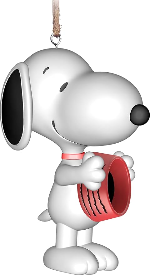 Spoontiques Snoopy Birdhouse - Garden Decor - Decorative Bird House for Yard and Garden Decoration - Hanging Novelty Birdhouse for Outdoor Patio