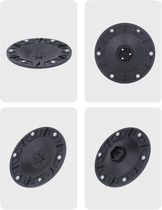 Robotic Lawnmower Disc Replacement YDuupxe 6 Openings Design M4 Thread Nylon Disc 27.2mm Thickness for Old or Damaged Turntables