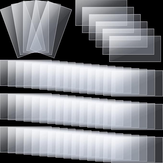 Leinuosen 2000 Pcs Clear Plastic Tags Bulk Shelf Price Tag Label Holders for Storage Bins Shelves Labeling Transparent Basket Bin Labels Display for Retail Shop Classroom Office Library (2.5 x 1.25)