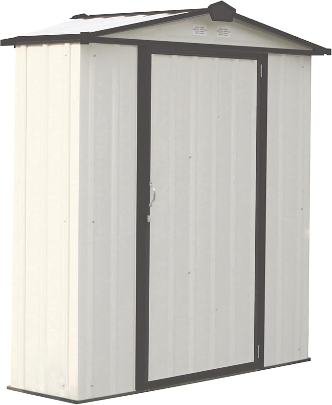 Arrow EZEE shed 6x3 Cream and Charcoal