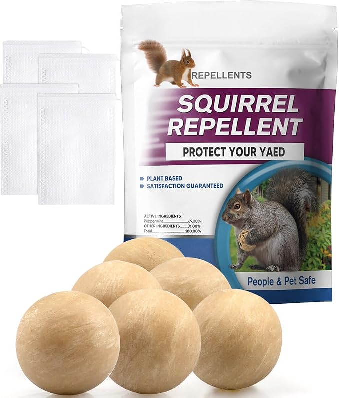 Squirrels Away, Covers 120 Sq Ft，6 Packs