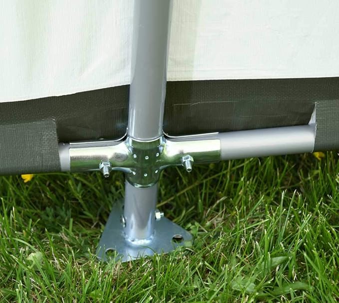 ShelterLogic 8' x 10' x 5' Small Round Livestock and Agricultural Storage and Shade Shelter Kit