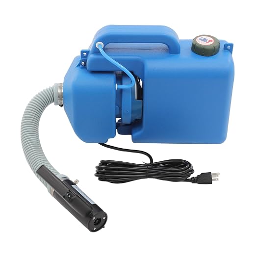 8L Electric ULV Fogger Machine, Portable Fogger Sprayer Machine with Shoulder Strap & Handle, 0.21GPM Electric Atomizer Sprayer for Home Indoor and Outdoor
