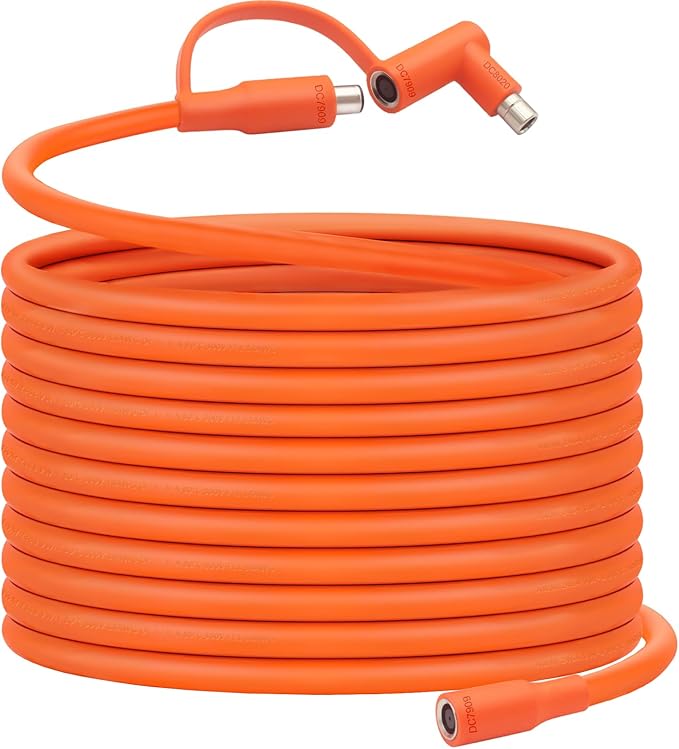 Solar Panel Extension Cable Compatible with Jackery Solar Panel Connector Perfectly for Gz Yeti, Aker, Jackery Portable Power Station (50 Feet)
