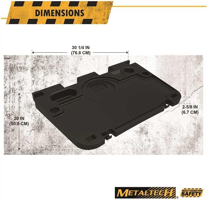 Metaltech CISTR Tool Shelf Jobsite Series 6' Baker Tool Tray Organized Clutter Free Work Area