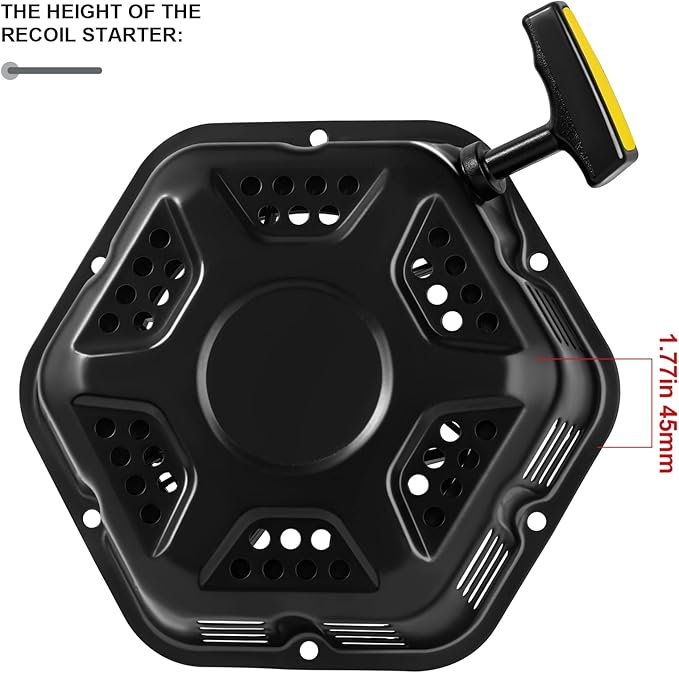Original Pull Start Assembly for Champion 389cc 420cc 439cc 459cc 5000 6500 7000 7500 8000 9200 Watt 11hp 13hp Engine CPE Generator Water Pump Pressure Washer Recoil Starter Pull Cord Replacement