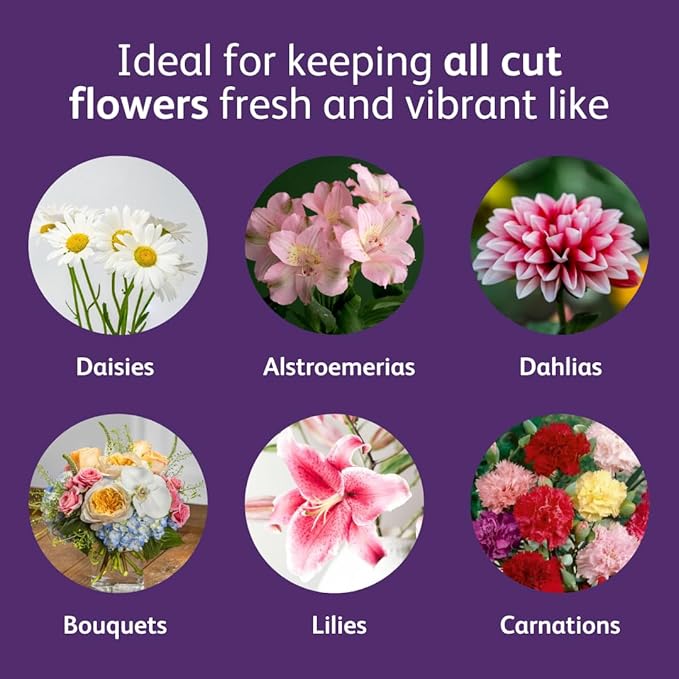Chrysal Bio-Based Flower Food – Universal Flower Preservative for Fresh Cut Flowers – Eco-Friendly 10 oz Jar with Scoop – Extends Vase Life by Up to 60%