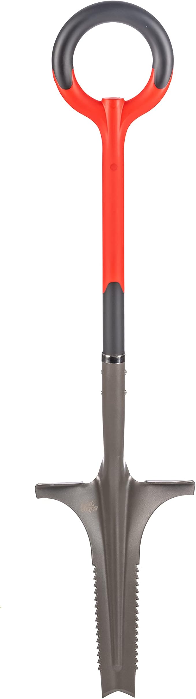 Root Slayer 23511 Deep Weeder Tool for Removing Roots and Tough Weeds, Heavy Duty Steel Garden Tool, Red
