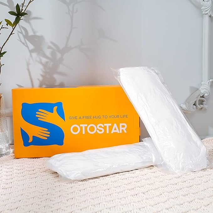 OTOSTAR Outdoor Throw Pillow Inserts - Pack of 2 Water Resistant Cushion Inner Pads for Patio Garden Coffee House Decorative Waterproof Pillow Inserts 20x20 Inch -White