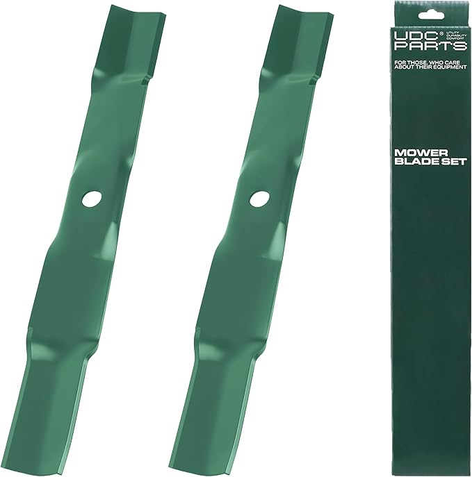 UDC Parts M170642 Mower Blades Replacement for John Deere 42 Inch UC22008 S220 Z315E Z320M Z320R Z335E Z335M Z345M Z345R / 2 Pack Mulching