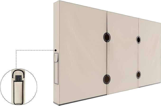 Sylvox 40'' - 43'' TV Cover Weatherproof Outdoor TV Screen Cover, 600D Oxford fabric Waterproof Dustproof, and Moisture Resistant, with remote control pocket Suitable for outdoor TV protection