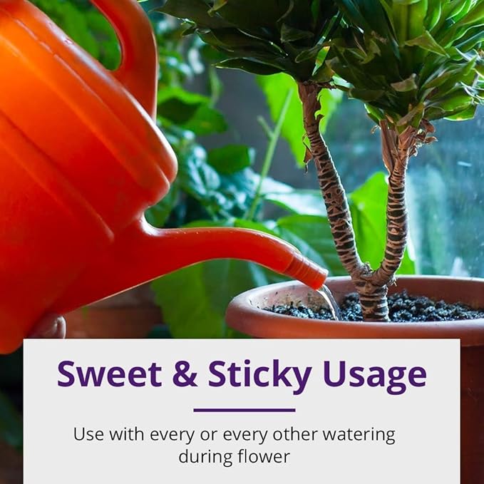 Humboldts Secret Sweet & Sticky – Carbohydrate and Saccharide Energy Source – Energy for Plants – (32 oz) w/Flower Stacker – Best Flowering Formula for Bigger Harvests - Flowering Plant Food (32 oz)