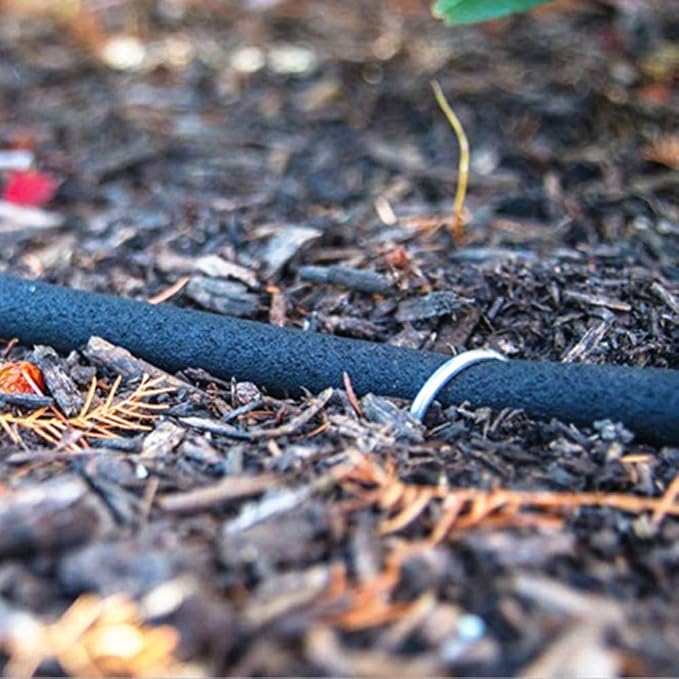AAGUT Fence Anchors 12 Inch Landscape Staples Anti-Rust Landscape Pins for Secure Lawn Fabric, Weed Barrier Fabric, Ground Cover, Dripper Irrigation Tubing Soaker Hose