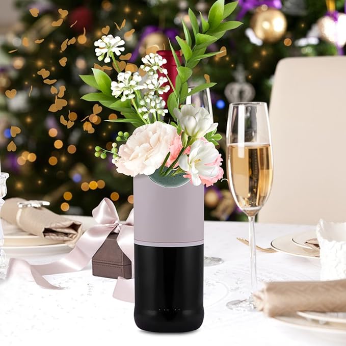 DOITOOL Mini Floral Foam Holder Round Flower Arrangement Supplies for Wedding Table Decor Wine Bottle Decoration 12 Pcs